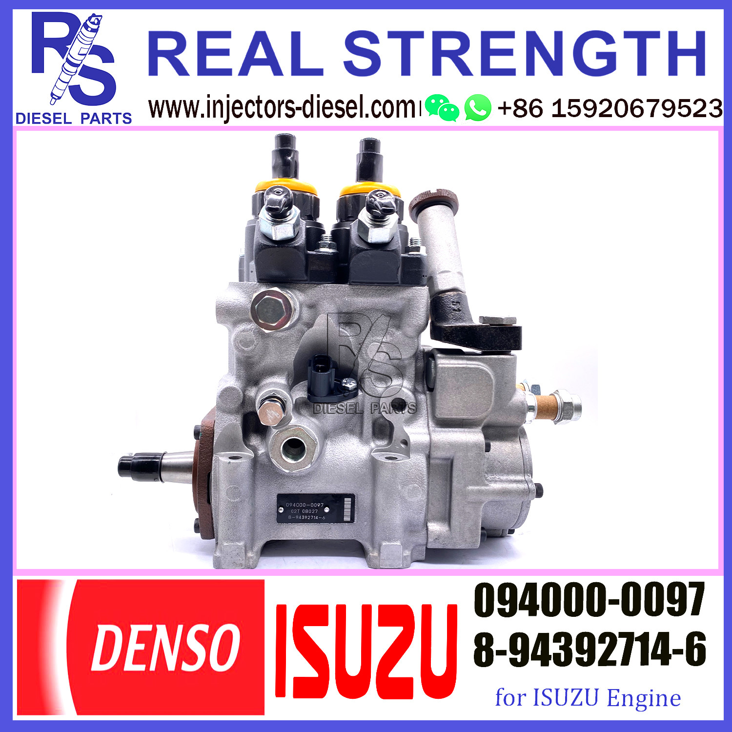 DENSO HP0 diesel fuel pump 094000-0097 8-94392714-6 for ISUZU engine 6HK1 094000-0097 8-94392714-6