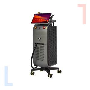 Quality 808 Diode Laser Hair Removal Machine High quality Ice Platinum Titanium 1600W wholesale