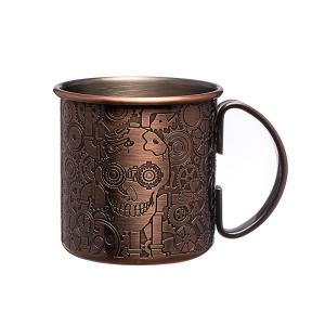 Quality Etching Stainless Steel Copper Mug Unbreakable Travel Cup For Bar Party wholesale