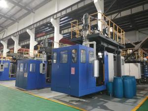 Quality 120L HDPE Plastic Drum EBM Blow Molding Machine 5.8*2.9*4.3 wholesale