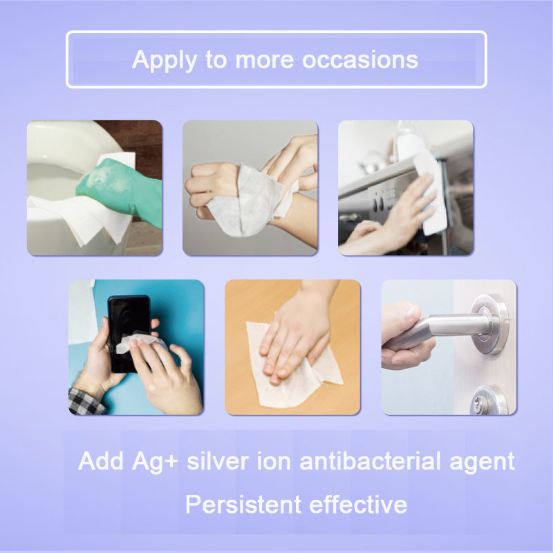 18*15 Cm Antibacterial Alcohol Wipes , Wet Wipes For Personal Hygiene
