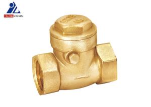 Quality 1/2&quot; 3/4&quot; Brass Swing Check Valve For Water ISO228 Thread wholesale