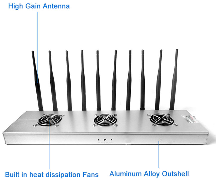 GSM CDMA 4G Jammer Mobile Phone Signal Portable For Museum