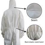 VASTPROTECT-608 Anti-Splash Disposable Hooded Microporous Coveralls No