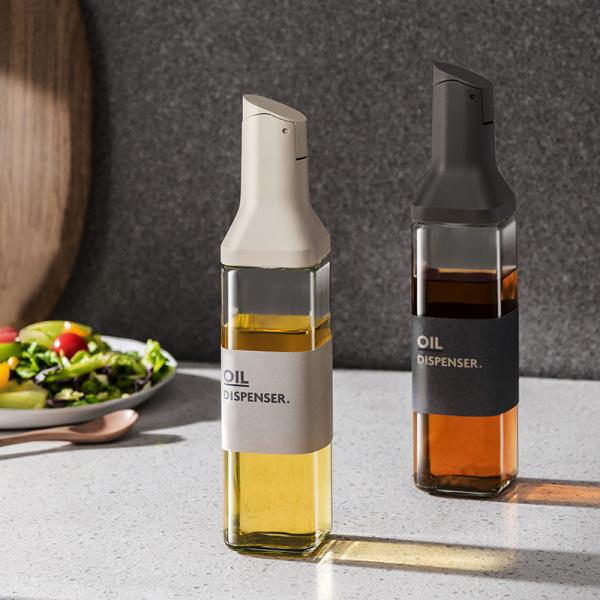 Stocked Household Kitchen Glass Oil Jug Soy Sauce Vinegar Bottle Seasoning Jar