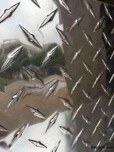Quality 0.3mm Embossed Aluminum Sheet 5083 Anti Corrosion For Marine Decoration wholesale