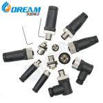 M23 M40 Connector Receptacle Round Plug Connectors 6pin 8pin 9 Pin 12pin 17pin