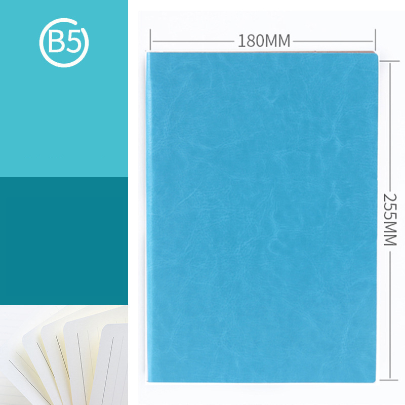 2022 Custom Logo Pu Leather Softcover Notebook Journal for Daily Weekly Monthly Planner