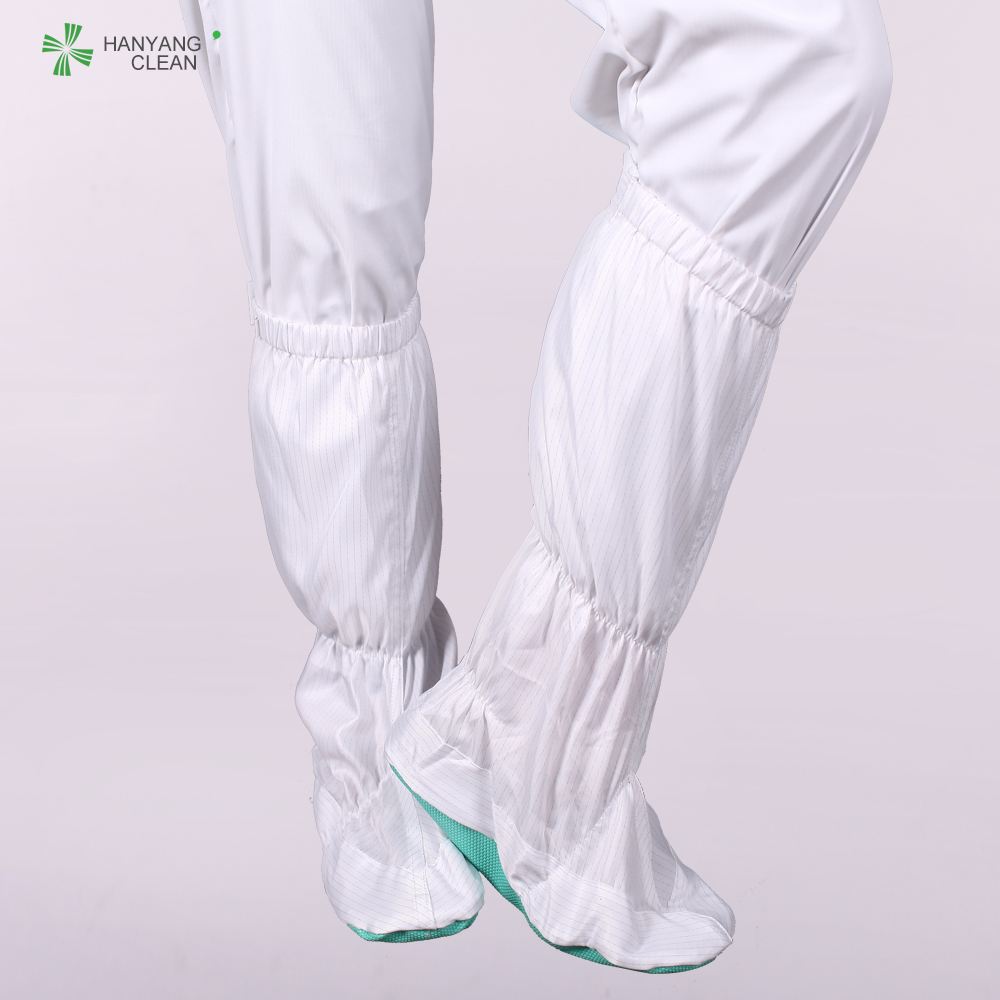 Unisex anti static ESD with Soft Sole PVC Safety blue work booties Cleanroom antistatic boots