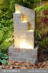 Three Steps Sandstone Brick Garden Fountain