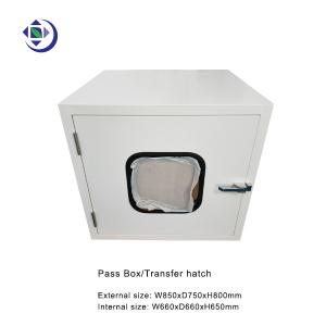 Quality Powder Coated Steel Cleanroom Pass Box Transfer Hatch In Size W650xD650xH660mm wholesale
