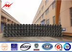 Round Tapered Electrical Power Pole 132kv Power Transmission Tower