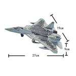 1:72 Scale Highly Detailed SU57 Heavy Fighter Model - Ideal for Military