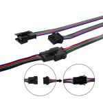 3 Wire Led Strip Male And Female Connectors Addressable 3mm-15mm