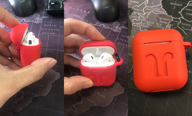 Colorful Waterproof Apple Airpods Case , Airpod Case Cover Easy To Clean