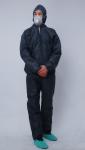 Disposable Protective Waterproof Hooded Coverall, non-woven protective coverall