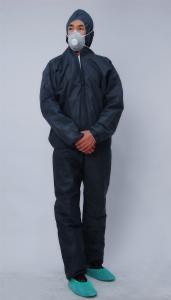 Quality Disposable Protective Waterproof Hooded Coverall, non-woven protective coverall,Protective wholesale