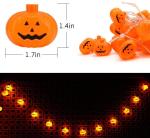 Halloween Party String Lights Pumpkin Decorative Festive Lights Battery Operated