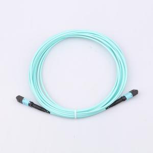 Quality UPC / APC Fiber Optic Patch Cord , OM3 MTP MPO Fiber Cable 3mm wholesale