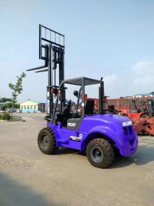 Quality Heavy-Duty Diesel Four-Wheel Drive Forklift Truck Tire Type Air / Solid wholesale