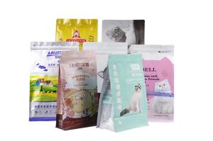 Quality BPA Free Zipper PE Resealable Dog Food Bag For Packaging wholesale