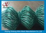 Green Metal Steel Chain Link Fence PVC Coated For Playground 50 * 50mm