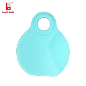 Quality TPU Medium Size 80*65mm Cattle Neck Tags Laser Print Barcode For Farm wholesale
