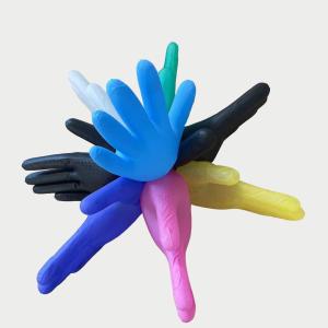 Quality Tattoo Beauty DisposableNitrile Blend Gloves Make Up Powder Free EN455 wholesale