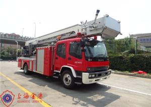 Quality 30 Meters Working Height Aerial Ladder Fire Truck ISUZU Chassis With 200L Fuel Tank wholesale