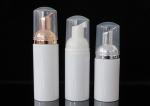 Luxury 50ml Foam Pump Bottle Facial Wash Packaging Empty Round Gold Pump Cap