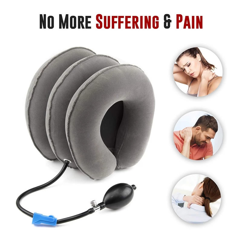 Universal size cervical pillows inflatable neck collar soft seller