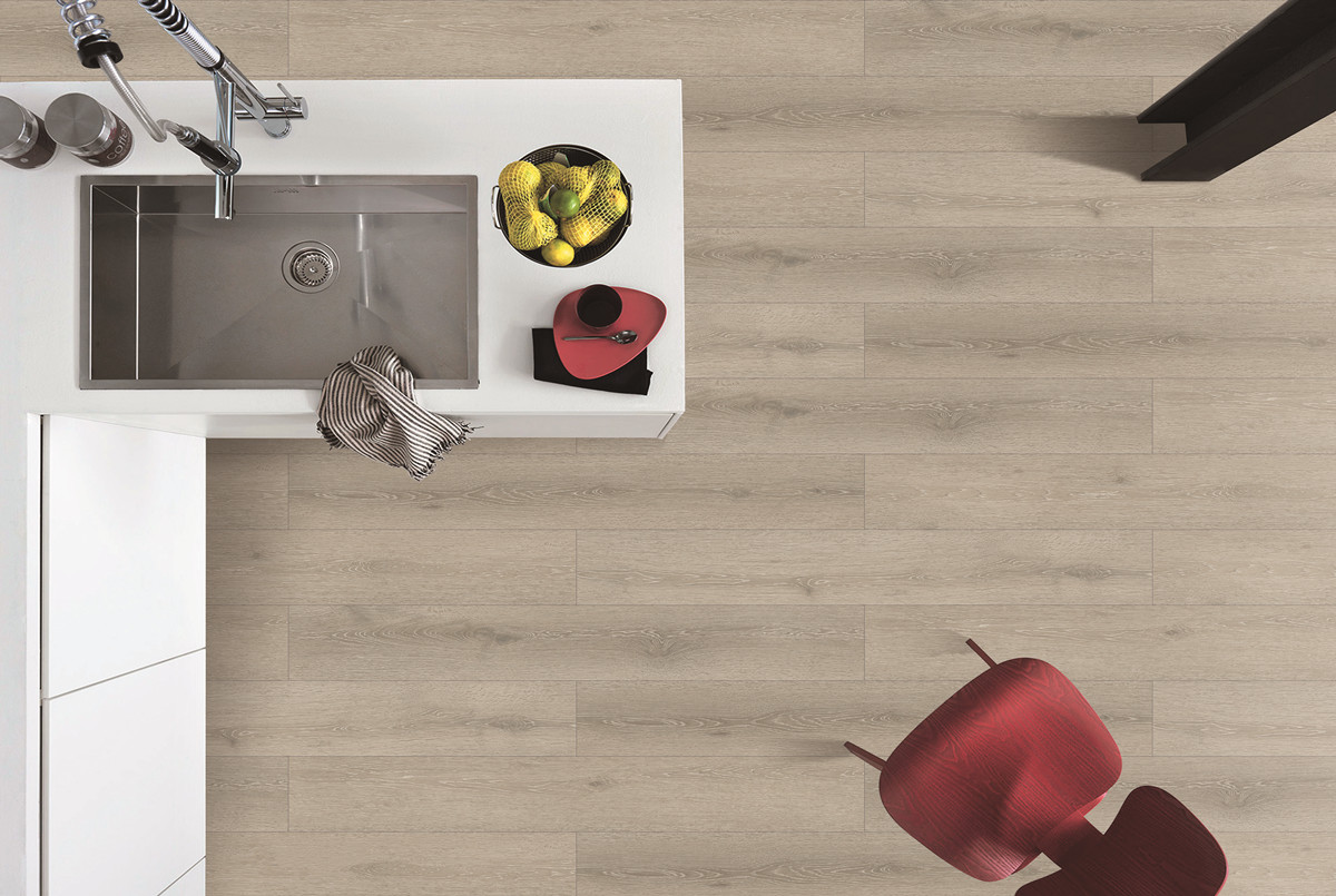 DP-W82246-1 Rigid 5mm SPC Flooring Plank New European Grey Oak