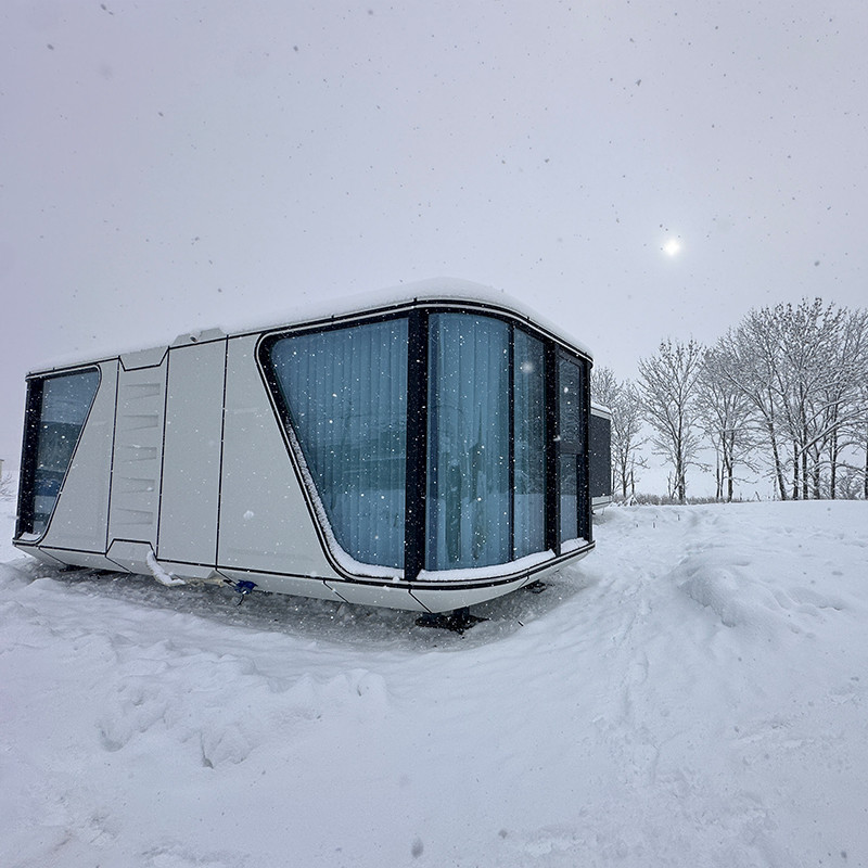 Space Capsule House With Personalized Customized Services Metal Capsule Cabin House