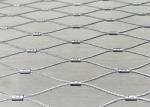 Braided Stainless Steel Wire Rope Mesh 210x210mm 7x19 Cable Structure