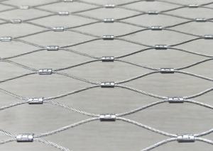 Quality Braided Stainless Steel Wire Rope Mesh 210x210mm 7x19 Cable Structure wholesale