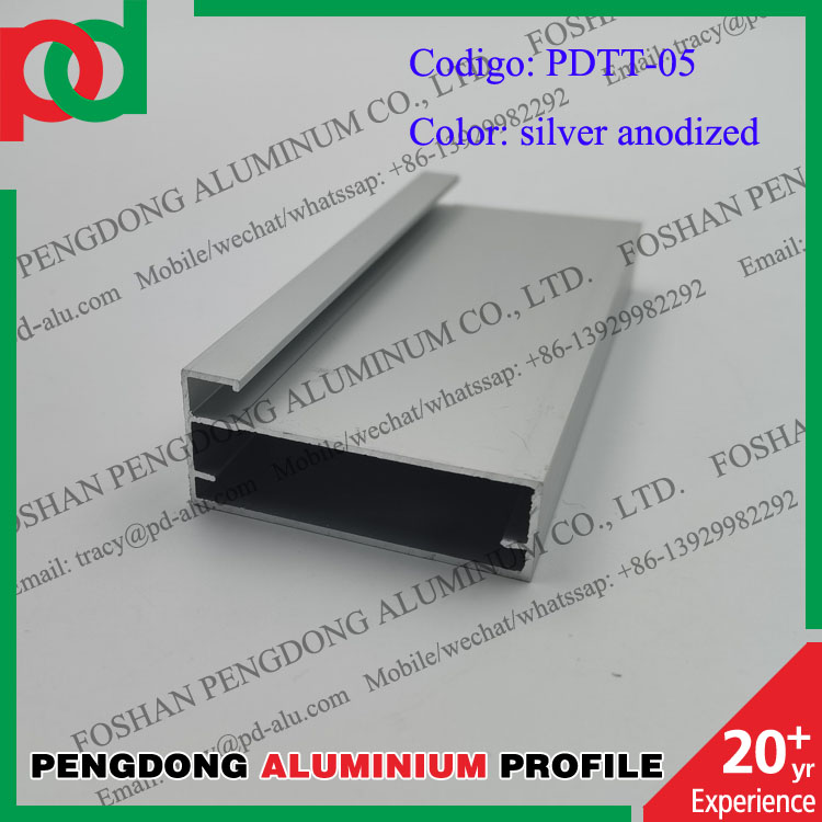 6 Meters 6063 T5 Aluminium Kitchen Profiles For South America
