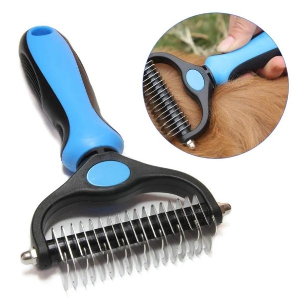 Pet Grooming Stainless Steel Brush 17 9cm Double Side Comb Dogs Sustainable