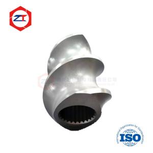 China Customized Twin Screw Barrel Type Plastic Twin Screw Extruder Screw Element on sale