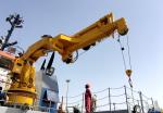 Installed Separately Knuckle Crane 20 Ton For Trucks Ships