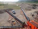 Coal Mine Belt Conveyor High Efficiency Rubber Material