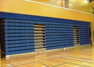 Quality Multi Purpose Retractable Bench Seating 460MM Seat Center For Sport Hall wholesale