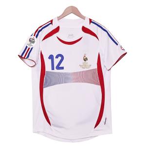 Quality France 2006 Retro Away No. 12 Jersey Group Customized Classic Football Jersey wholesale