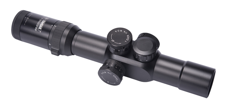 Aluminium Alloy 2-12x32 Tactical Hunting Scope with Red and Green Reticle Waterproof
