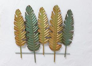 Quality Palm Leaves Metal Wall Art Decor wholesale