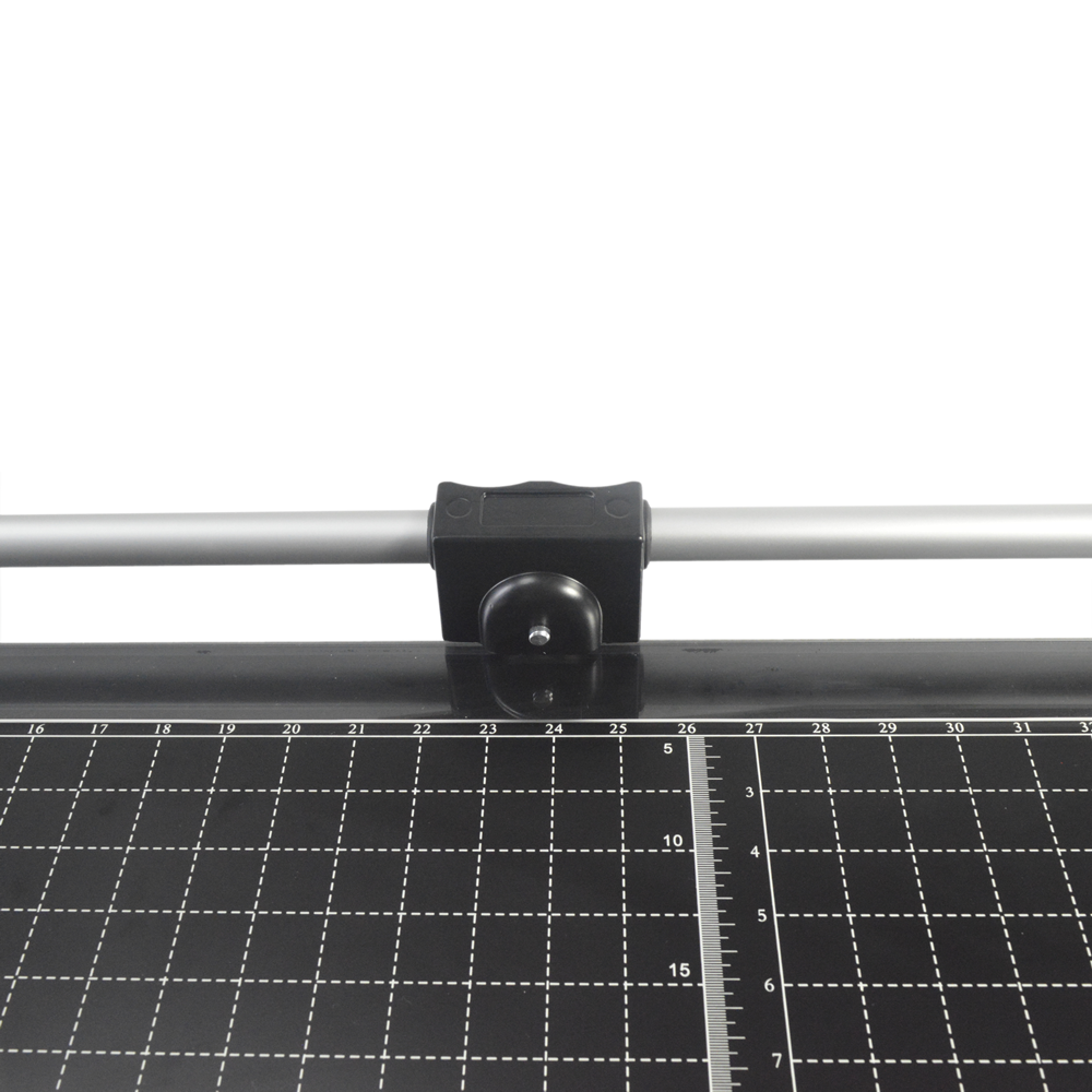 Manual Black Paper Cutter 36 Inch Handheld Sliding Rotary Trimmer for Smooth Trimming