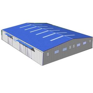 Quality Prefabricated Large Span Steel Structure Workshop Warehouse Windproof wholesale