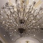 Antique Gold Crystal Chandelier Lights Ceiling Luxury K9 Wedding Ceiling