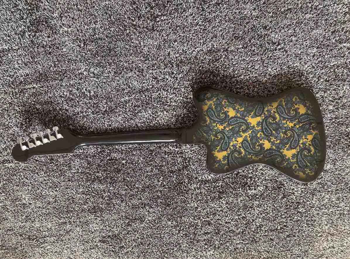 Custom Water Transfer Printing Veneer Rosewood Fingerboard Electric Guitar