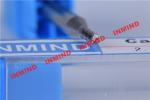 1.5 mm Dia 3 Flute End Mill For Aluminum , Bright Surface 4 mm Cutting Length