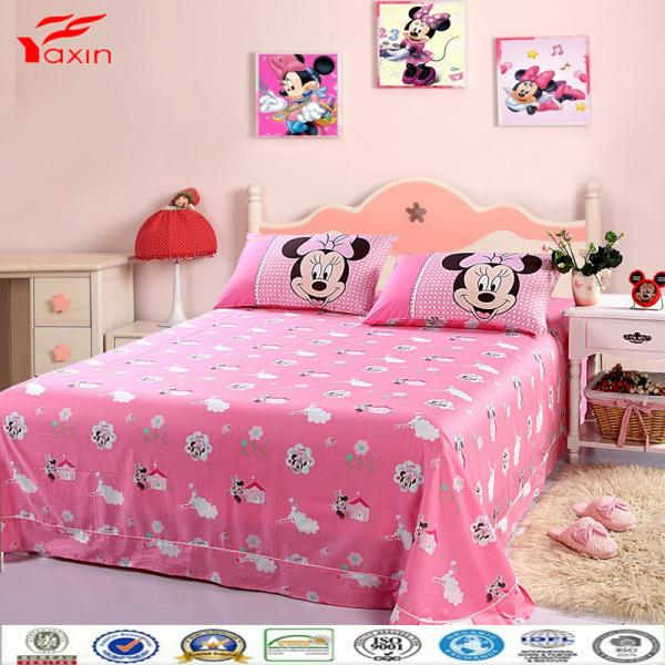 Cartoon China children Home Textiles,OEM Disney children bedding sheet sets